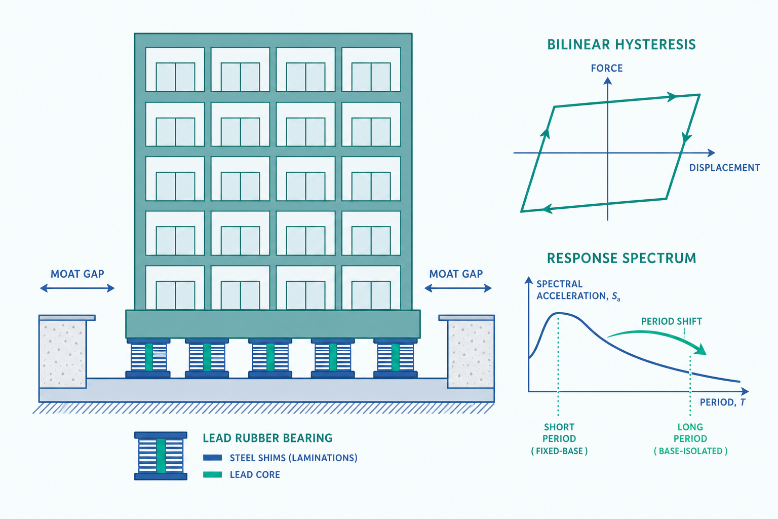 地震工程進階概念示意圖